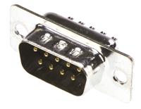 119998-2830 ITT Cannon ZD* 9 Way Panel Mount D-sub Connector Plug, 2.77mm Pitch