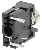klbr-4 Lumberg Jack Connector 3.5 mm Through Hole Stereo Socket, 3Pole 1A