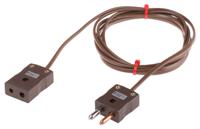 768-6648 RS PRO Type T Thermocouple Cable/Wire Extension Lead, 2m, Unscreened, PVC Insulation, +105°C Max, 7/0.2mm