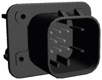 776275-1 TE Connectivity, AMPSEAL Automotive Connector Plug Black Panel Mount 8 Way, Solder Termination