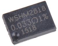 wshm2818r0330feb Vishay WSHM2818 33 mΩ, 2818 NiCr Alloy Surface Mount Resistor ±1 % 7 W - WSHM2818R0330FEB