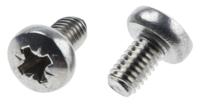 264-6435 RS PRO Pozi M3 Pan A2 304 Stainless Steel Machine Screw DIN 7985 x 5.0mm