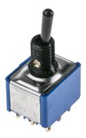 5656adbgk APEM Toggle Switch, Panel Mount, On-On, 3PDT, Solder Lug Terminal, 30V dc