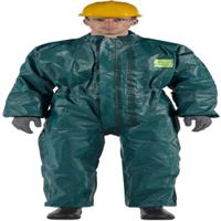 gr40t-00103-05 Ansell Green Coverall, EN 1073-2, EN 1149-5, EN 14126, XL