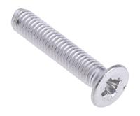 158-3584 RS PRO Pozi M3 Countersunk A4 316 Stainless Steel Machine Screws DIN 965 x 16.0mm