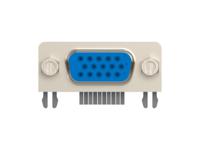 2311586-4 TE Connectivity 2311586 15 Way Board Mount D-sub Connector Receptacle, 2.29mm Pitch, with Boardlock