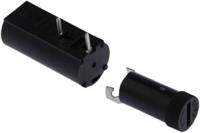 htc-50m Eaton 6.3A PCB Mount Fuse Holder for 5 x 20mm Fuse, 1P, 250V