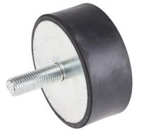 171-2614 RS PRO M16 Anti Vibration Mount, Male to Female Bobbin with 499.51kg Compression Load