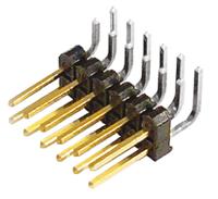 tsw-106-08-l-d-ra Samtec TSW Series Right Angle Through Hole Pin Header, 12 Contact(s), 2.54 mm Pitch, 2 Row, Unshrouded