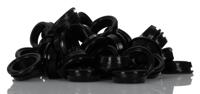 666-4613 RS PRO Black PVC 19.6mm Cable Grommet for Maximum of 15.5mm Cable Dia.