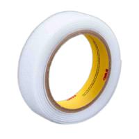 sj3527-w-25x457 3M White Hook & Loop Tape, 25mm x 45.7m