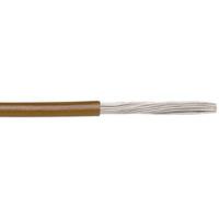 6719-br005 Alpha Wire Ecogen Ecowire Series Brown 5.2 mm² Hook Up Wire, 10 AWG, 105/0.25 mm, 30m, MPPE Insulation, 6719 BR005