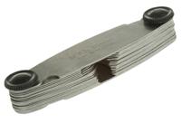 1724-75-15mm MikronTec Radius Gauge Metric 16 Blades 7.5mm to 15mm