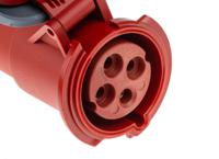 3897 MENNEKES, PowerTOP IP67 Red Cable Mount 4P Industrial Power Socket, Rated At 32A, 400 V