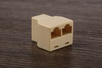 186-3098 RS PRO 2-Port RJ45 Adapter