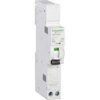 see106b03 Schneider Electric RCBO, 6A Current Rating, 1P+N Poles, 30mA Trip Sensitivity, Type B, Acti9 Range
