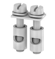 0337000000 Weidmuller Q 2 SAK2.5 Series Jumper Bar for Use with DIN Rail Terminal Blocks, 24A