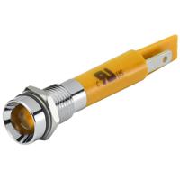 17-051352 EAO 17-05 Series Yellow Panel Mount Indicator, 24, 8 Mounting Hole Size, Plug-In Termination, IP40, IP65