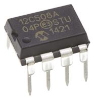 pic12c508a-04p Microchip, 8 bit PIC, PIC12C5XX Microcontroller, 4 MHz, 0.75kB EPROM, 8-Pin PDIP