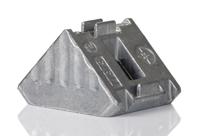 3842523530 Bosch Rexroth M6 Mounting Bracket, Connecting Component, Strut Profile 30 mm, Groove Size 8mm