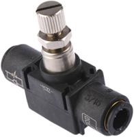 7770-08-00 Legris 7770 Series Tube Flow Regulator, 8mm Tube Inlet Port x 8mm Tube Outlet Port