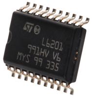 l6201 STMicroelectronics, Brushed DC Motor Motor Driver IC, 48 V 1 A 20-Pin, SOIC