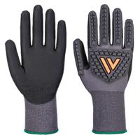 a715k8rl Portwest A715 - Grip 15 Nitrile Impact Glove Black Carbon Fibre, Elastane, Polyester, Steel Fibre Elastane, Nylon Work
