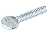 245-5089 RS PRO Steel Shoulderless Thumb Screw, Zinc Plated Finish, 1/2in