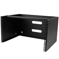 wallmount6 StarTech.com Black 6U Steel Server Rack , with 2-Post Frame