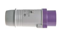 2301604 Scame IP44 Purple Cable Mount 3P Industrial Power Plug, Rated At 16A, 20 → 25 V