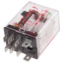 450-0419 RS PRO Plug In Power Relay, 24V ac Coil, 10A Switching Current, DPDT