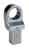 58224018 STAHLWILLE 732/40 Series Crow Ring Insertion Ring Spanner, 30.5 mm, 14 x 18mm Insert, Chrome Plated Finish