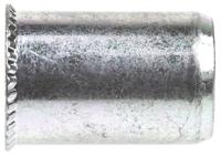 623-5533 POP Galvanised, M8 Steel Threaded Insert, 11.5mm diameter 10.6mm Depth 16mm