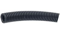 pa-rnb-12f Reiku Corrugated Loom Tubing Conduit, 11.8mm Nominal Diameter, Polyamide 6, Black