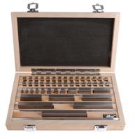 409-2312 RS PRO Gauge Block Set Steel Metric, 47 piece With UKAS Calibration