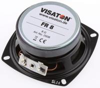 2008 Visaton 80mm dia 10W nom Full Range Speaker Driver, 8Ω, 130 Hz → 20 kHz