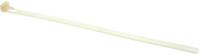 811-1616 RS PRO Cable Tie, Releasable, 250mm x 7.6 mm, Natural Nylon, Pk-100