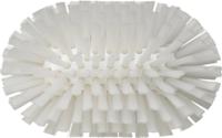 70375 Vikan Hard Bristle White Scrubbing Brush, 40mm bristle length, Polyester bristle material