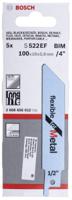 2608656012 Bosch, 18 Teeth Per Inch Reciprocating Saw Blade, Pack of 5