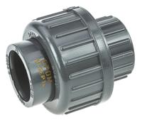 721511106 Georg Fischer Plastic Pipe Fitting, Straight Union, 1/2in
