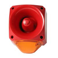 pnc-0227 Klaxon PNC Series Amber Continuous lighting Beacon, 110 → 230 V, Fixed, LED Bulb, IP66