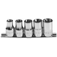 stx40 Facom 5-Piece Metric 1/2 in Standard Socket Set, Torx
