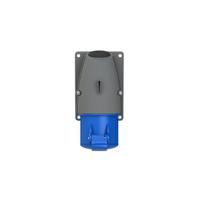 2cma193122r1000 Amphenol Industrial, 2CMA1 IP44 Blue Wall Mount 2P+E Industrial Power Socket, Rated At 32A, 250 V