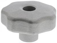 478-983 RS PRO Silver Multiple Lobes Clamping Knob, M8, Threaded Through Hole