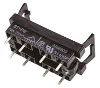 stps Panasonic 8 Pole Relay Socket, 380V ac for use with ST Series