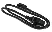 123-0951 RS PRO Straight IEC C15 Socket to Straight IEC C14 Plug Power Cord, 1m