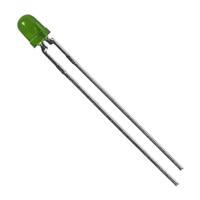 ltl-4231n Lite-On2.6 V Green LED 3mm Through Hole, LTL-4231N
