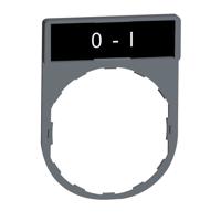 zby2178c0 Schneider Electric Legend Holder for Use with Harmony XB4, Harmony XB5, O-I