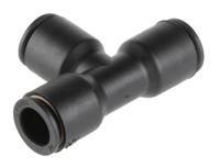 3104-10-00 Legris LF3000 Series Tee Tube-to-Tube Adaptor Push In 10 mm, Push In 10 mm to Push In 10 mm, Tube-to-Tube Connection