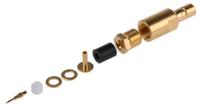 r114203000 Radiall, Jack Cable Mount SMB Connector, 50Ω, Clamp Termination, Straight Body